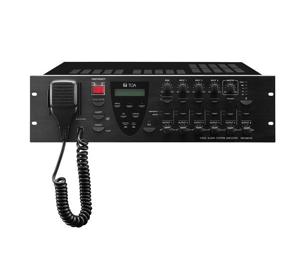 Paging Amplifier 360w 6 Zone System