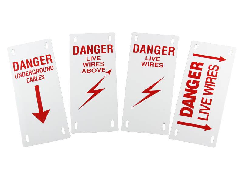 Danger Sign Live Wire Sign Horizontal
