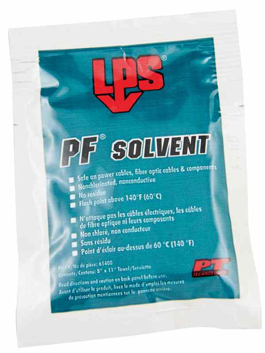 LPS PF Solvent Wipes (Box of 144) Sold Each
