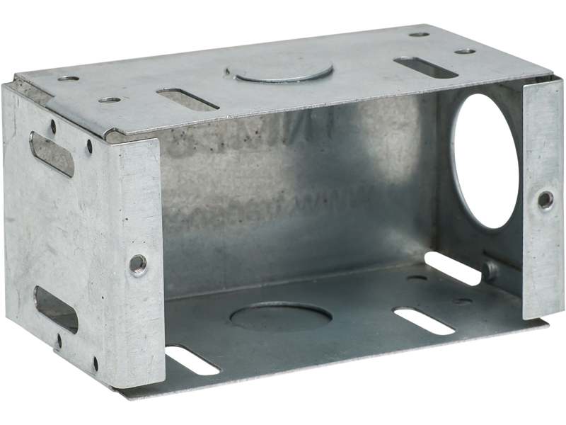 Flush Box Single Metal Universal Mount