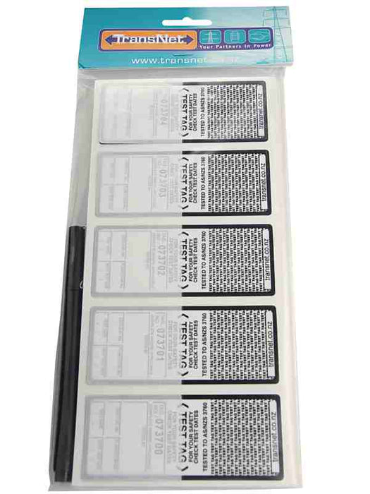 Test Tag Black (Pkt100)