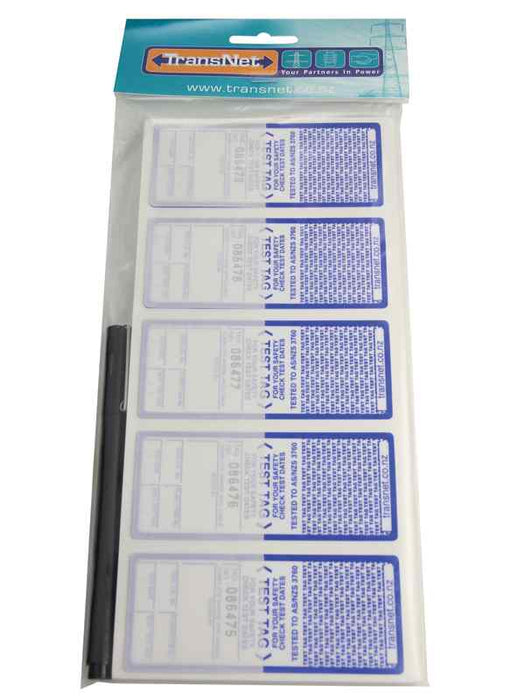 Test Tag Blue (Pkt100)