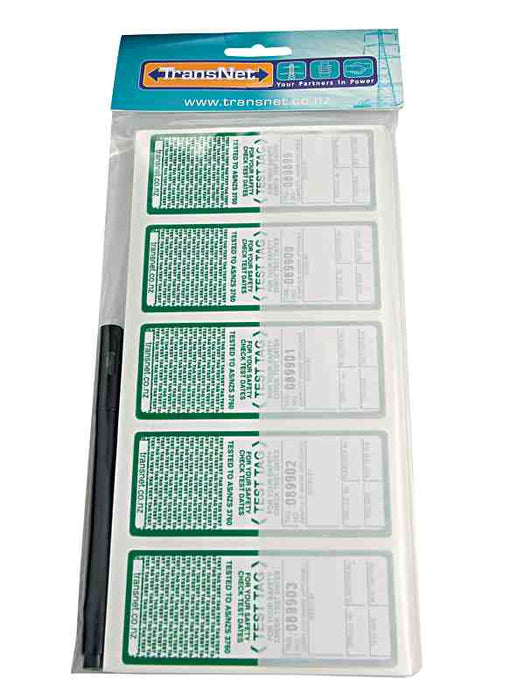 Test Tag Green (Pkt100)