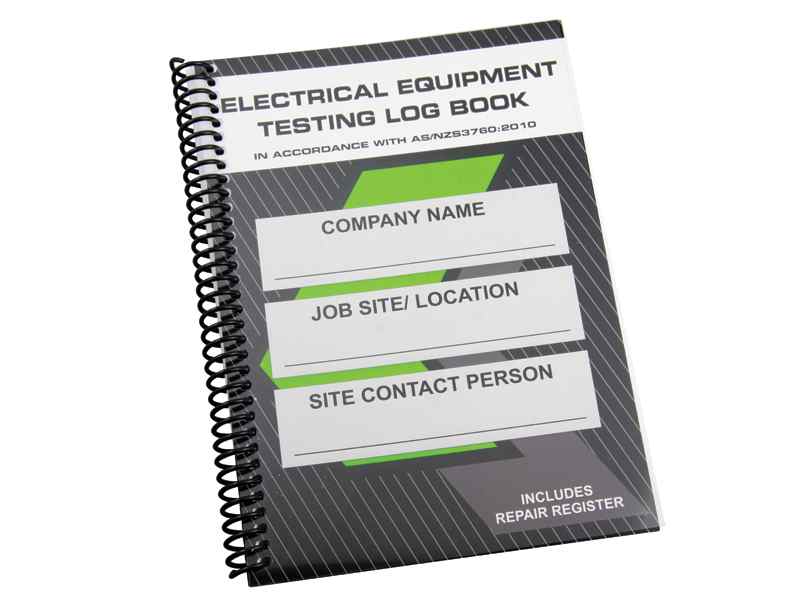 Test Tag Log Book