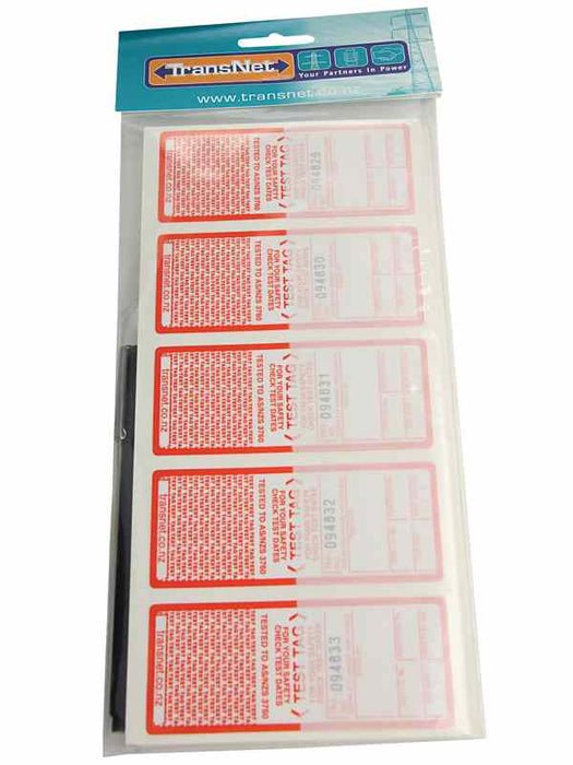 Test Tag Orange (Pkt100)