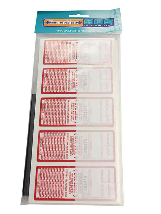 Test Tag Red (Pkt100)