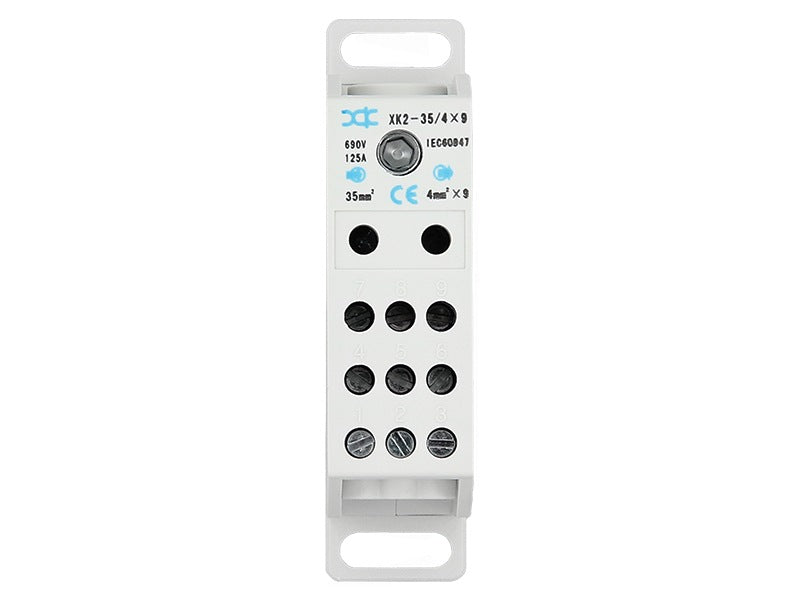 LV Distribution Block Input 1x 10-35mm Output 9x 1-4mm