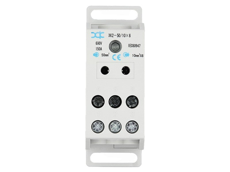 LV Distribution Block Input 1x 16-50mm Output 6x 2.5-10mm