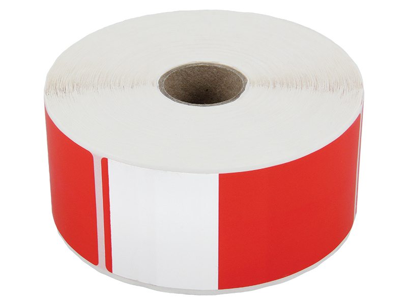 Zebra Labels Red 500 Roll for MI3309