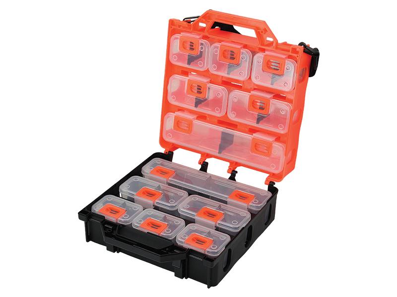 Storage Box 12 Multi Compartment Red