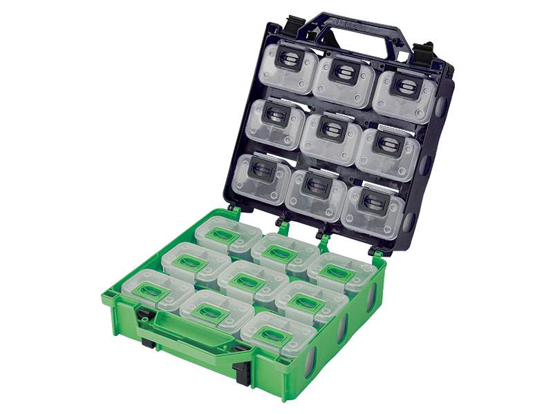 Storage Box 18 Multi Compartment Blue