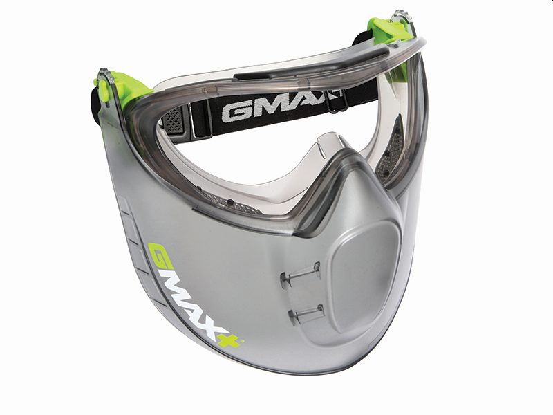 Gmax Trade Goggle with vented Faceshield Clear