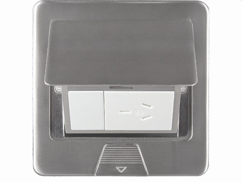 Cable Away Floor Outlet Pop Up 1x Power