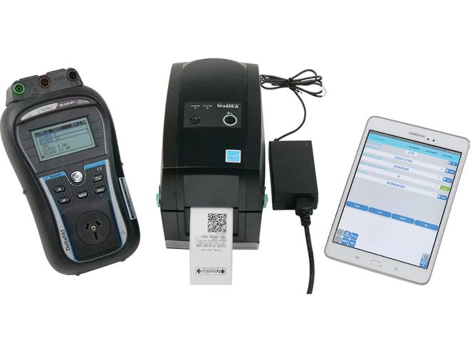 MI3309BT PAT Tester Printer and Tablet