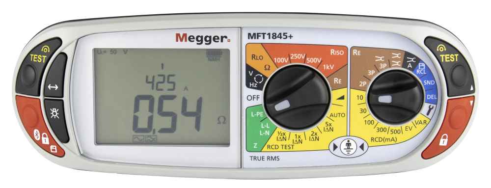 Megger Multifunction Tester 1000V Loop Test Auto Rcd