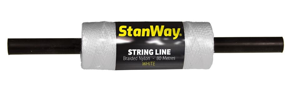 C&M String Line White Braided 80m