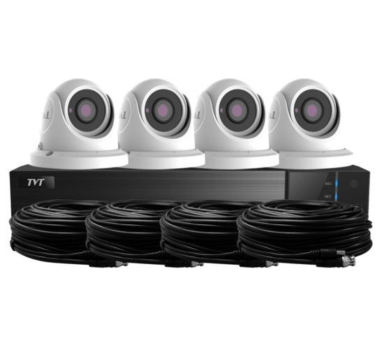 CCTV Kit 1x DVR 4Ch 1Tb Hdd 4x Camera 1x Splitter Cable