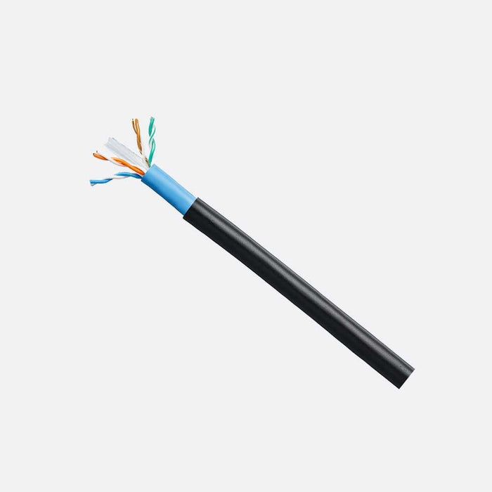 Tycab Cable Cat6 4pr External Black 1/.51 UTP