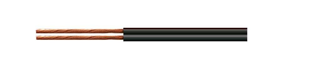 Tycab Cable .75mm Twin Speaker Flex Grey / Black