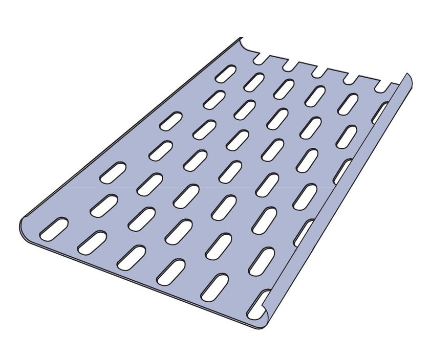 Cable Tray Rolled Edge 150mm x 3m Grade 316 Stainless Steel