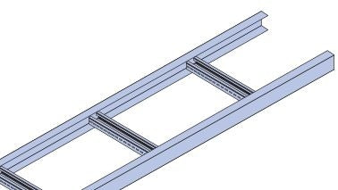 NEMA8 Cable Ladder AL8 600mm (6m) Aluminium