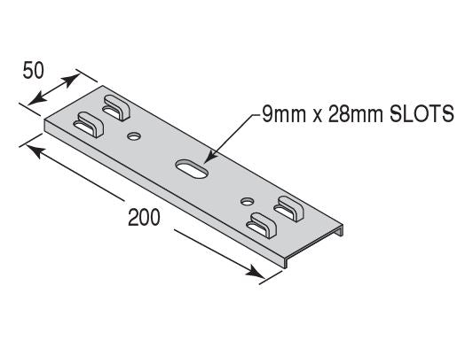 Acrofil Rod Clip 200mm Zinc