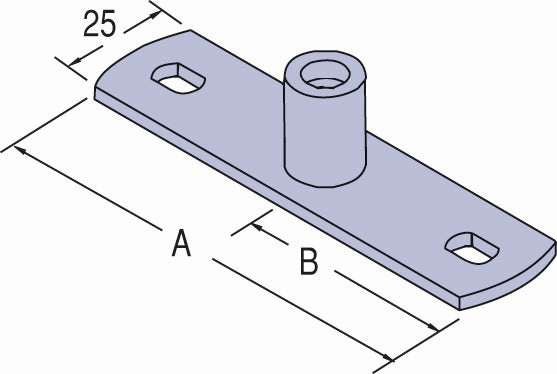 Base Plate EF1200 12Z Zinc Plated