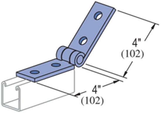 Adjustable Hinge Welded P1354 HDG