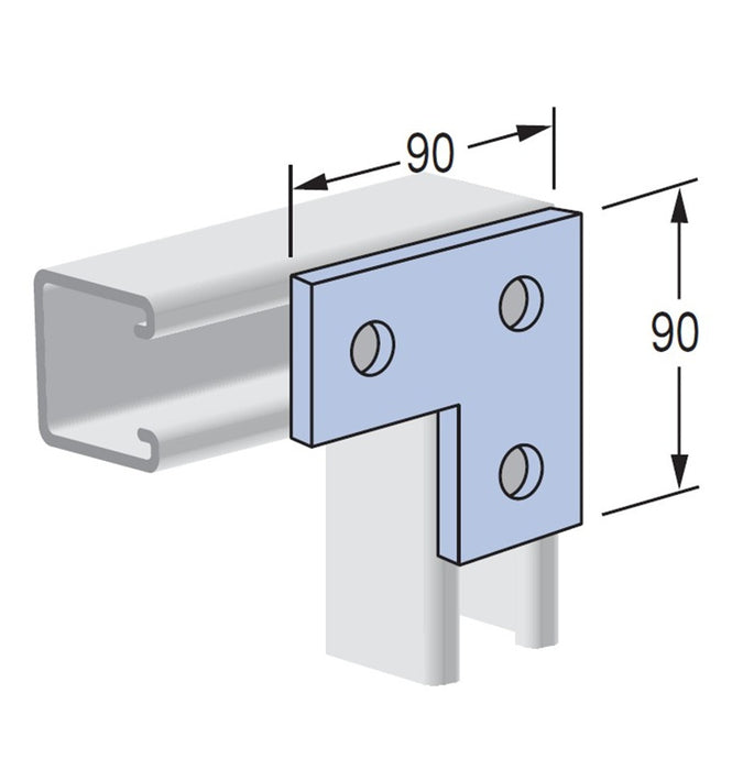 Flat Plate Ftg P1036H HDG