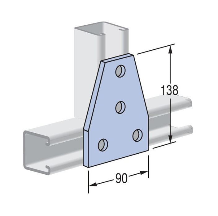 Flat Plate Ftg P1358H HDG