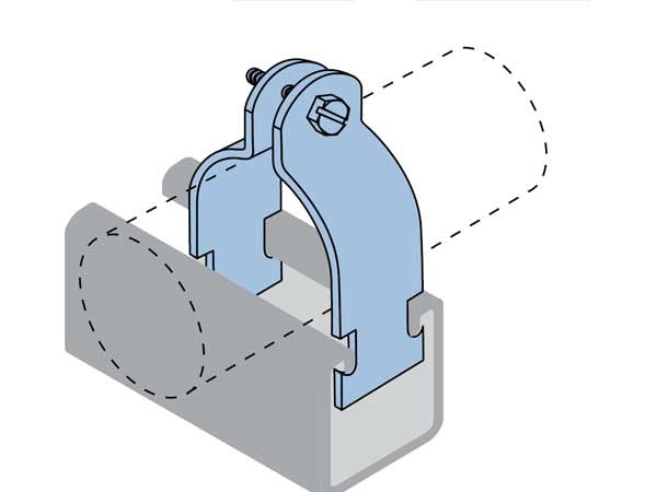 Two Piece Cable Clamp (Pair) P2030H HDG