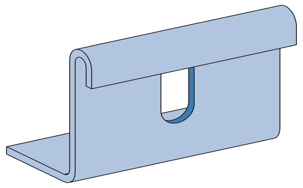 Hold Down Bracket UT1HDB 100mm Galvabond