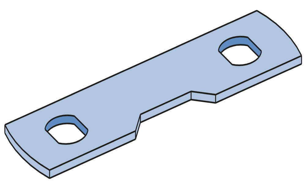 Link Plate UT3LP 150mm Galvabond