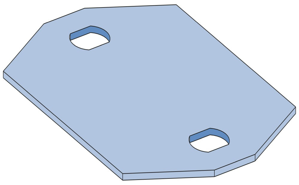 Link Plate UT5LP 150mm Galvabond