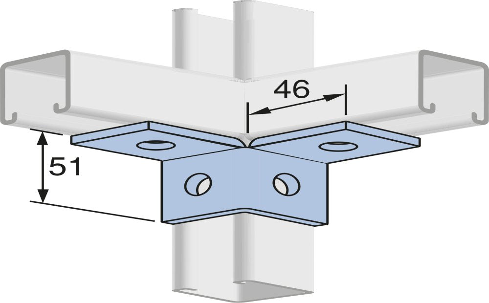 Winged Fitting P2224h
