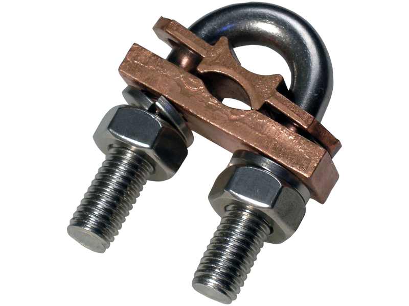 Earth Clamp HD Brass 35mm-120mm E/RUBOLT13/16mm
