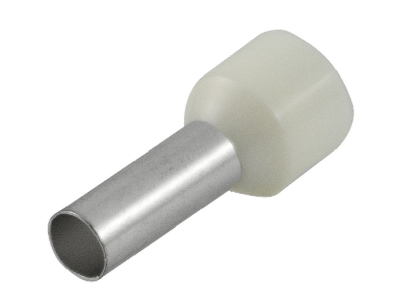 Bootlace Ferrule 10mm Ivory (Pkt100)