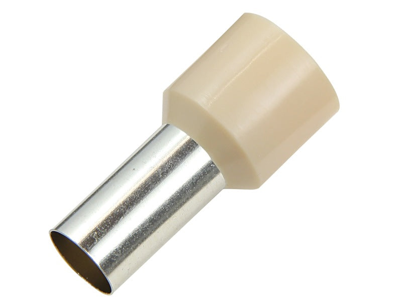 Bootlace Ferrule 35mm Beige (Pkt50)