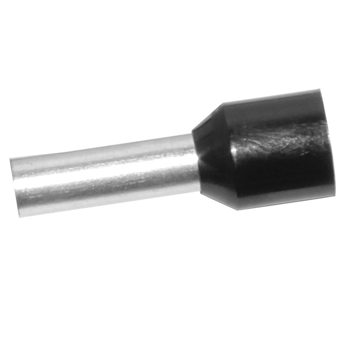 Bootlace Ferrule 6mm Black (Pkt100)