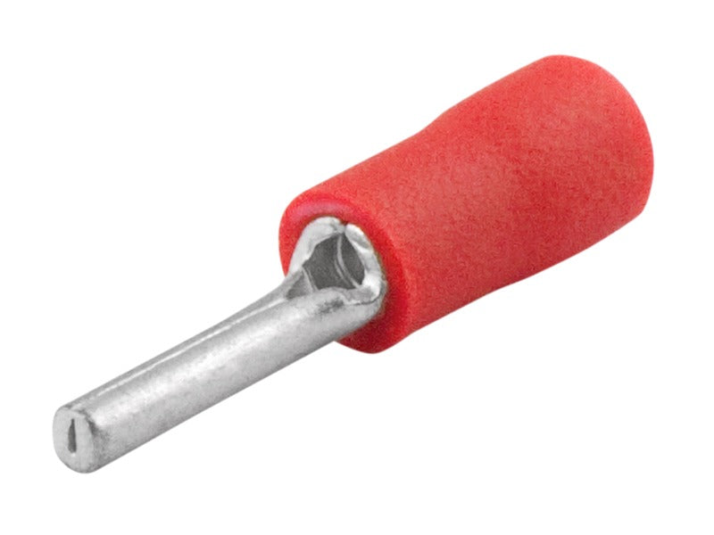Pre-Insulated Pin Connector Red (Pkt25)