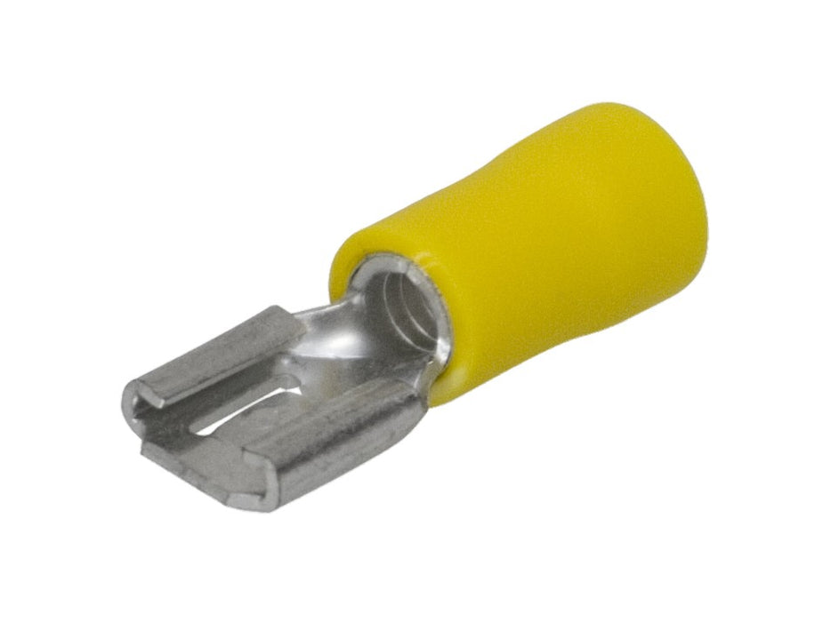 Supergrip QC Terminal 6.3mm Yellow (PK25)