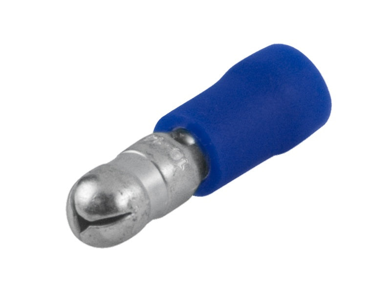 Pre-Insulated Bullet Male Connector Blue (Pkt25)