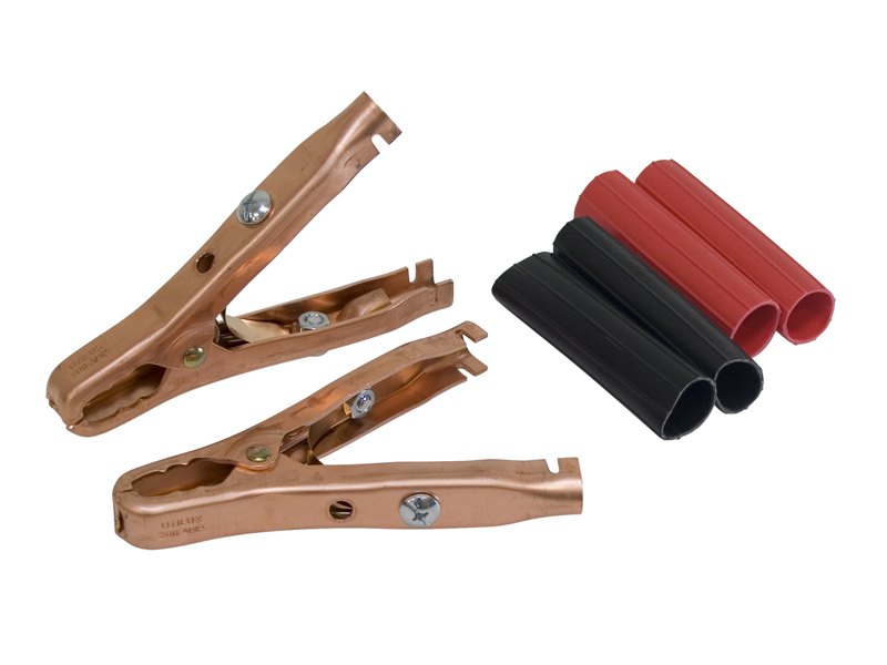 Battery Clip 200A Red Black Pkt2