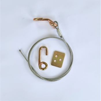 V.LOCK Seismic Brace 3mm x 3m with Hook Brackets