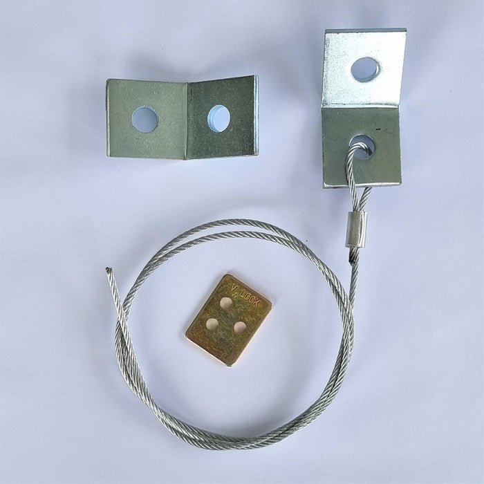 V.LOCK Seismic Brace 3mm x 6m with 45Deg Angle Brackets