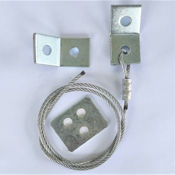 V.LOCK Seismic Brace 5mm x 2m with 45Deg Angle Brackets