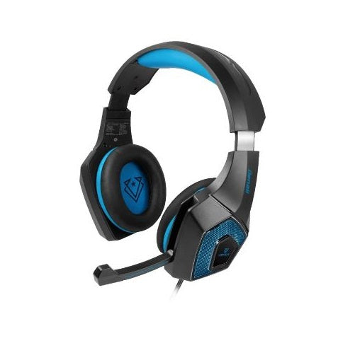 Gaming Headphones Over-ear Surround Sound Wired Blue