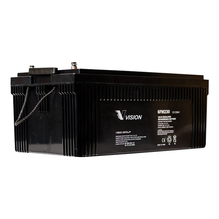 VRLA Battery 12V 230Ah Rnd Terminal
