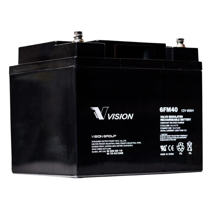 VRLA Battery 12V 40Ah Rnd Terminal