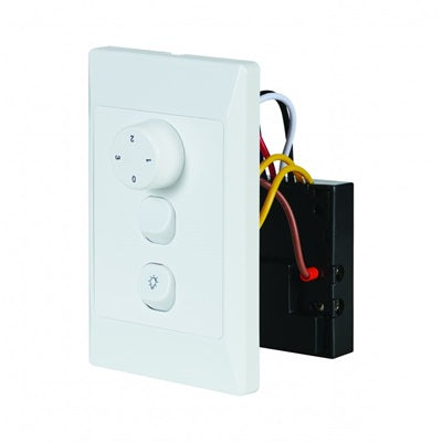 FleXmech Wall Controller Skyfan DC Sweep Fans w/Light White
